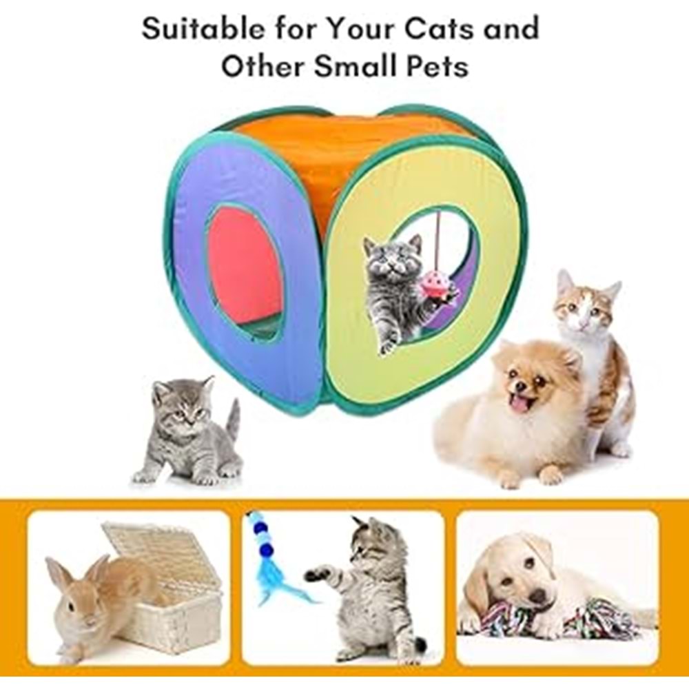 Kare Model Kedi Oyun Tüneli