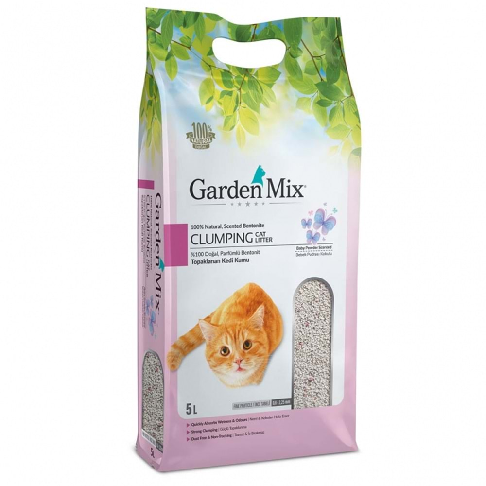 Gardenmix Bentonit Bebek Pudrası İnce 5l