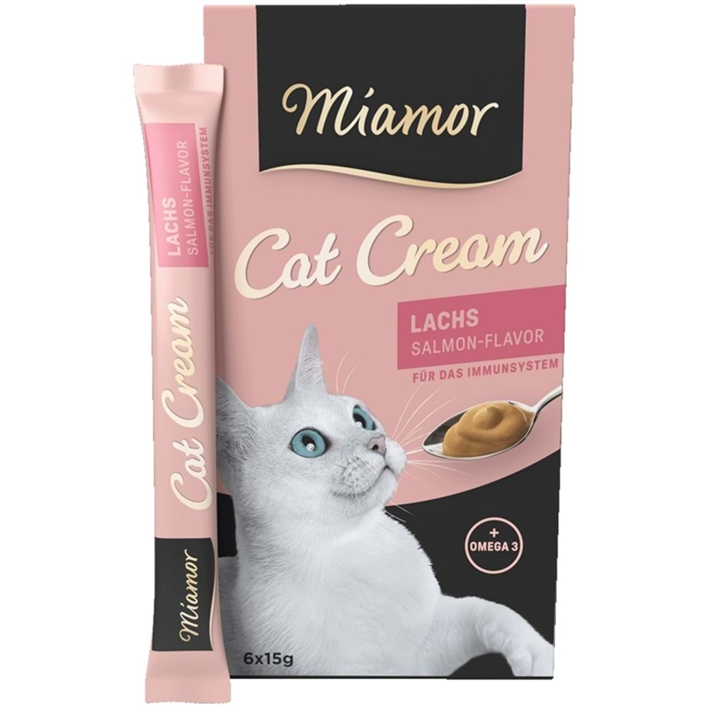 Mıamor Cream Somonlu Kedi Ödülü 6x15 G