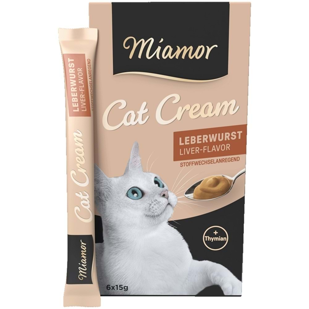 Mıamor Cream Ciğerli Kedi Ödülü 6x15 G