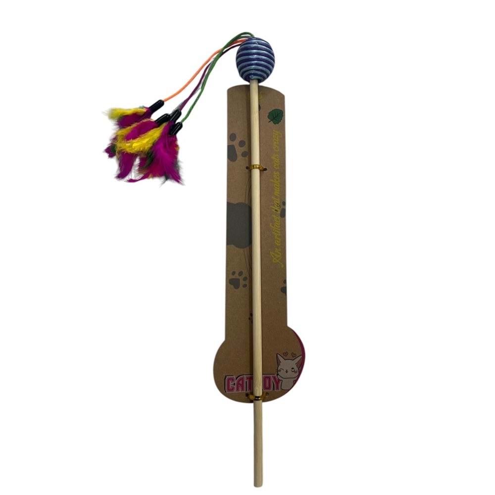 Evcil Hayvan Top Püsküllü Oyun Oltası