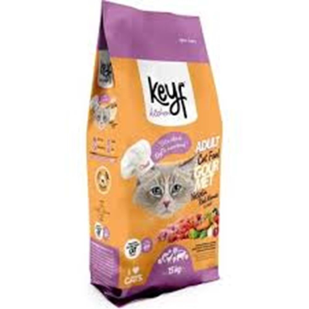 KEYF GURME KEDİ MAMASI 15 KG