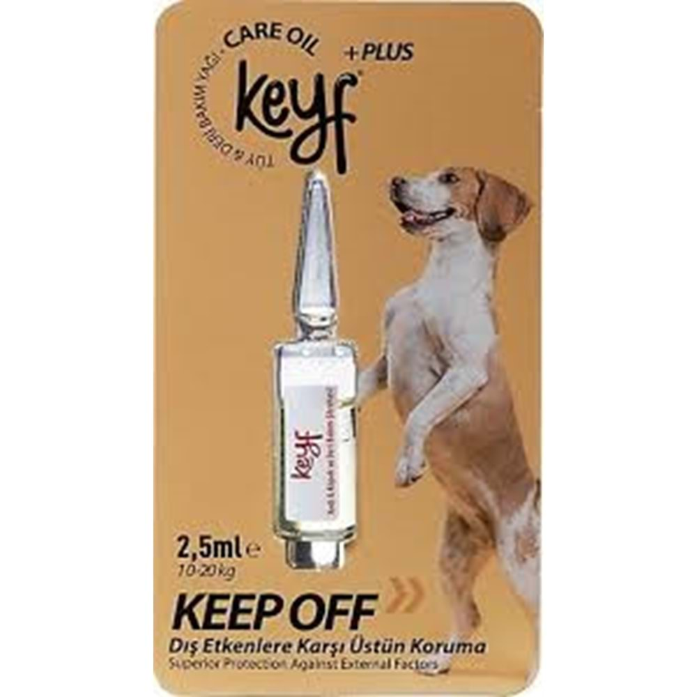 KEYF PLUS ENSE DAMLA KÖPEK 10-20 Kg2,5 Ml (pk10)