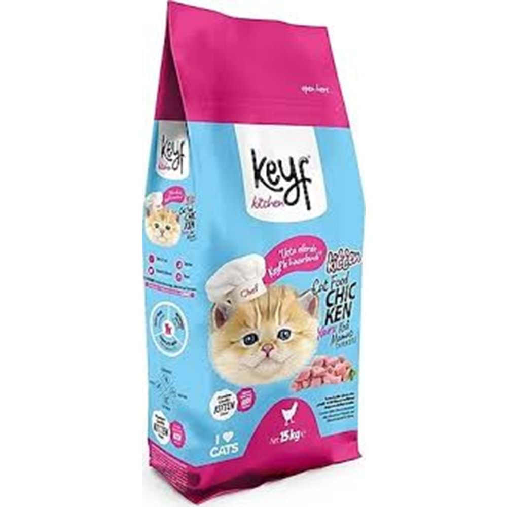 KEYF YAVRU KEDİ MAMASI 15 KG