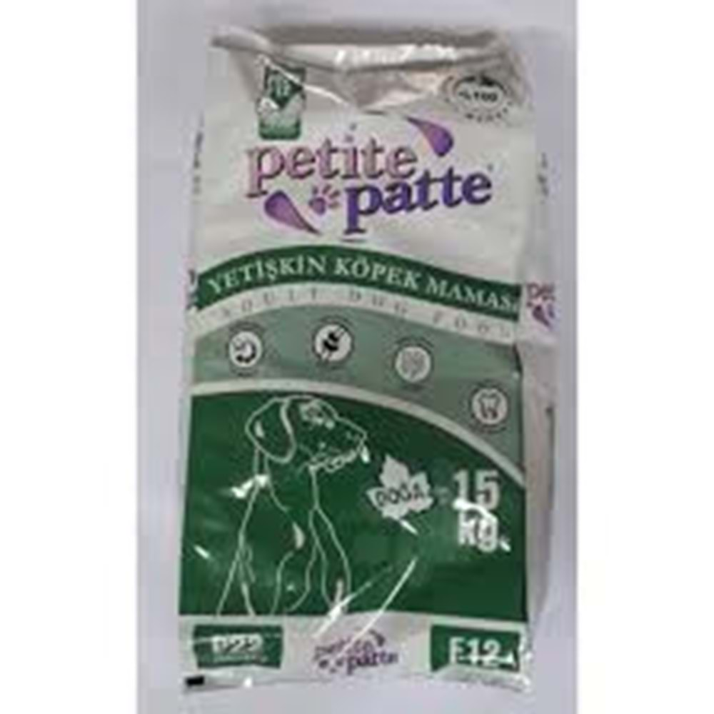 PETTİTE PATTE 15 KG KÖPEK MAMASİ