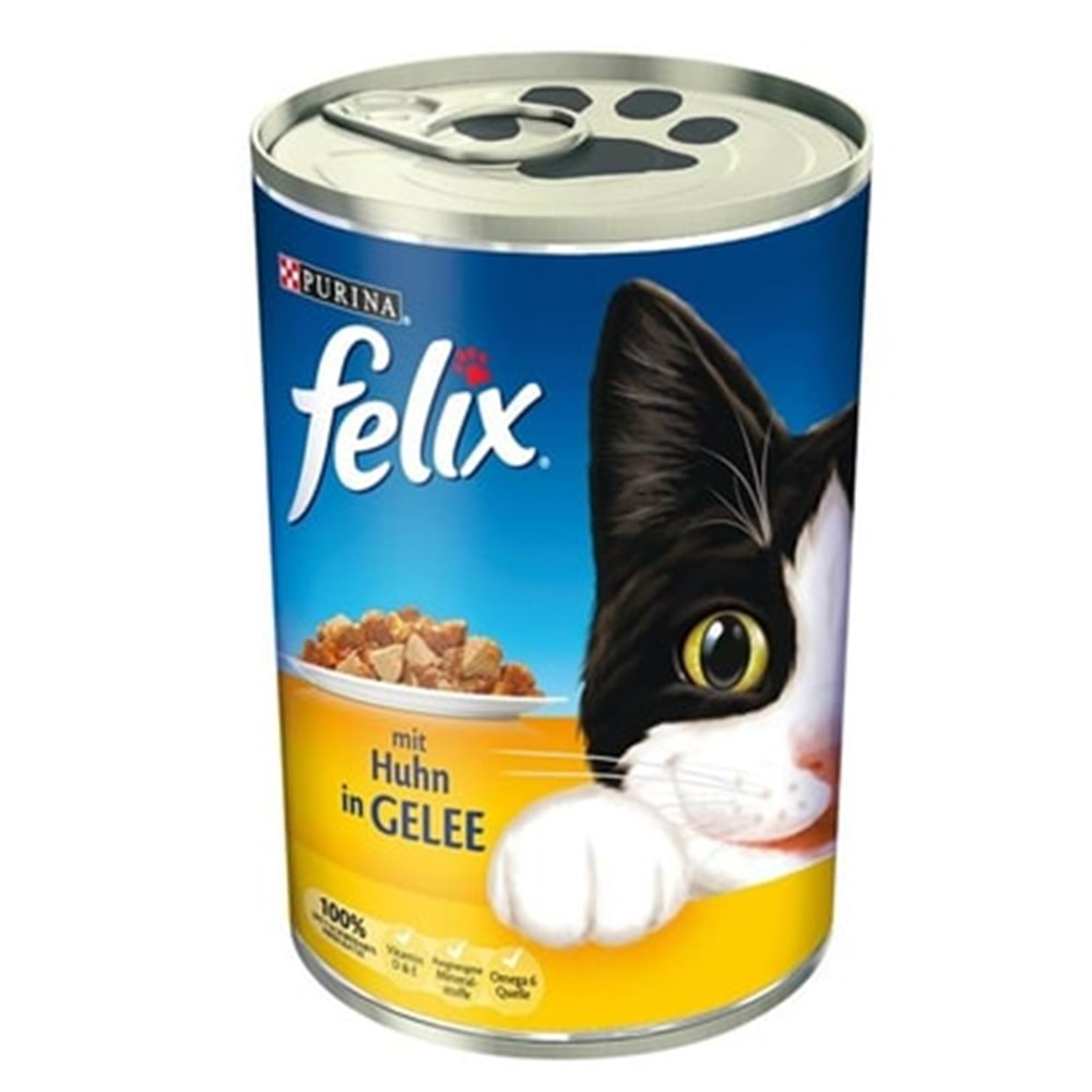 Felix Tavuklu Konserve Yaş Kedi Maması 400 Gr