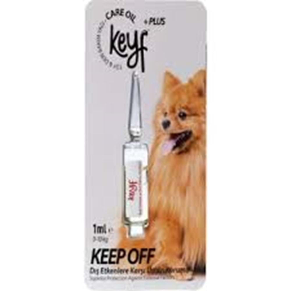 Keyf Plus Tüy & Deri Bakım Yağı Köpek 0-10 Kg-1 Ml