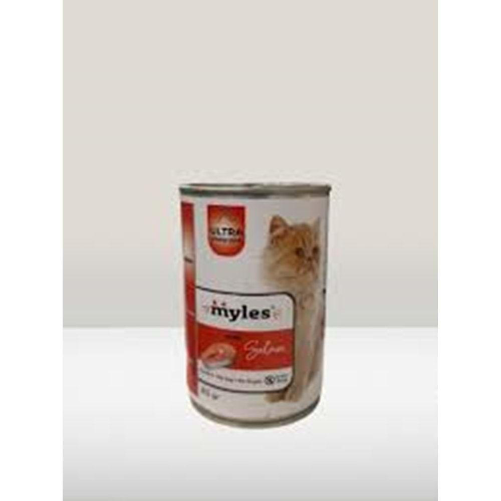MYLES YETİŞKİN KEDİ SOMONLU PÜRE 415 GR