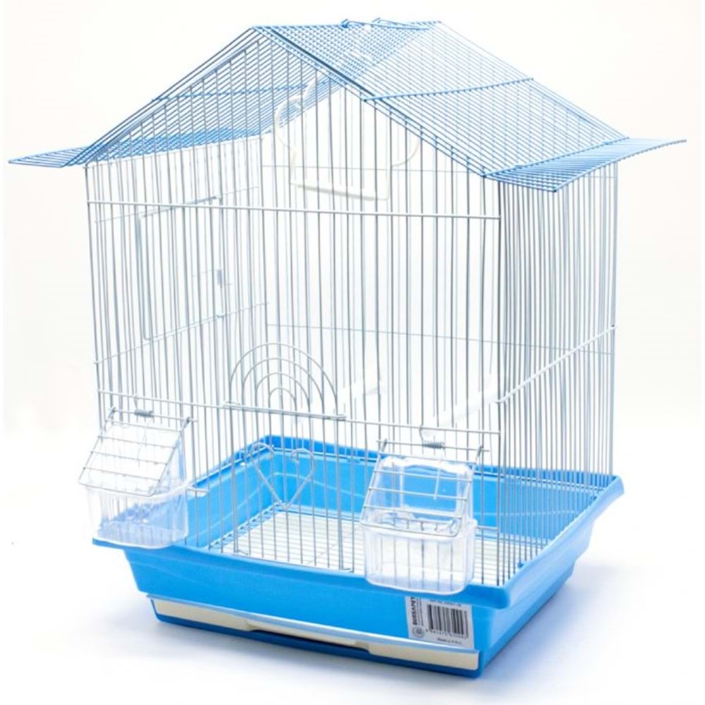 A4001-1B BİRDLİFE ÇİFT KAPILI KUŞ KAFESİ 10LU 34,5X28X46CM