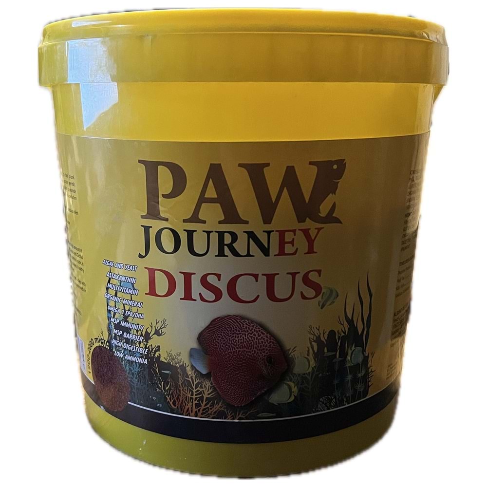 paw journey Discus Granules 10 Lt / 3000 Gram Kova