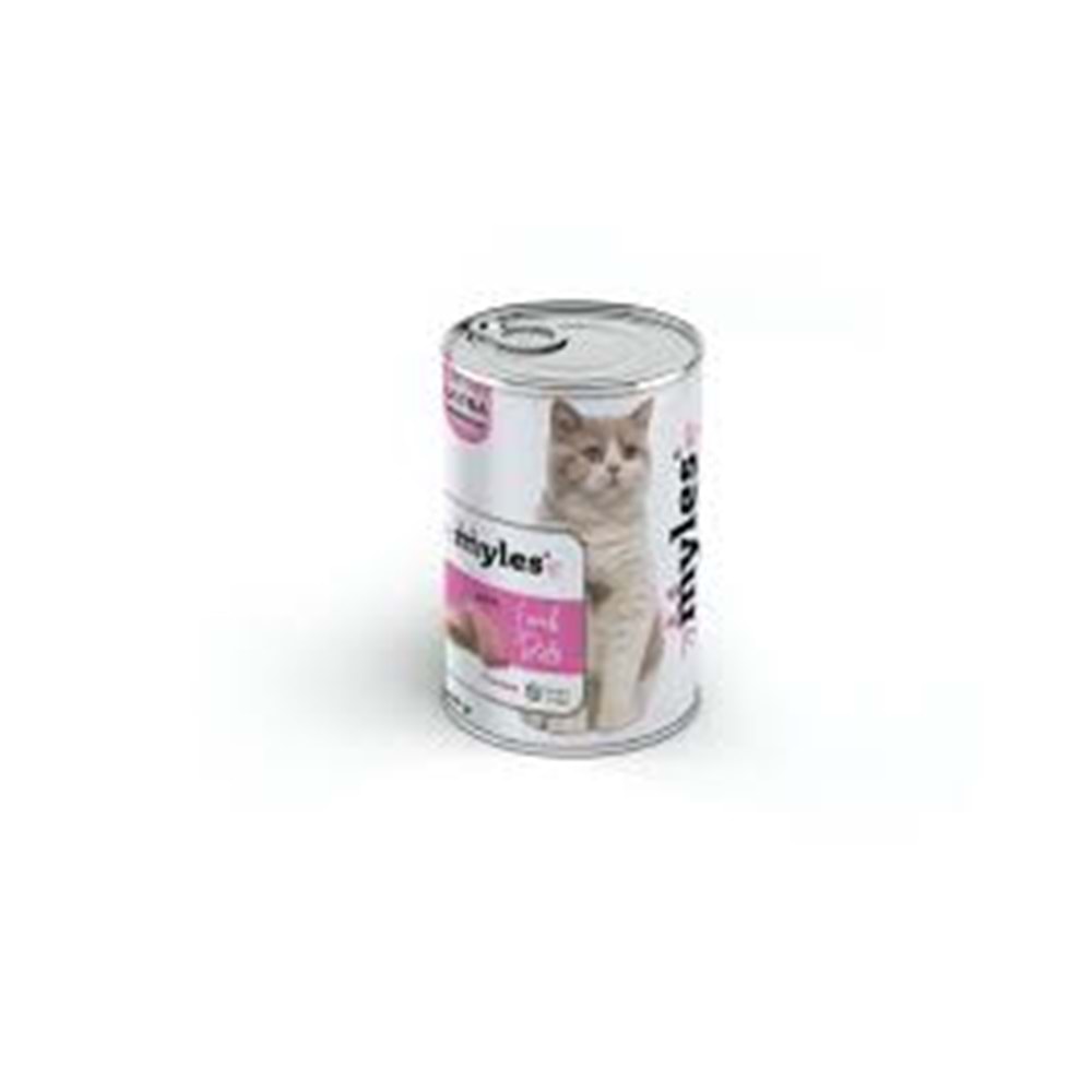 MYLES YETİŞKİN KEDİ KUZU ETLİ PÜRE 415 GR
