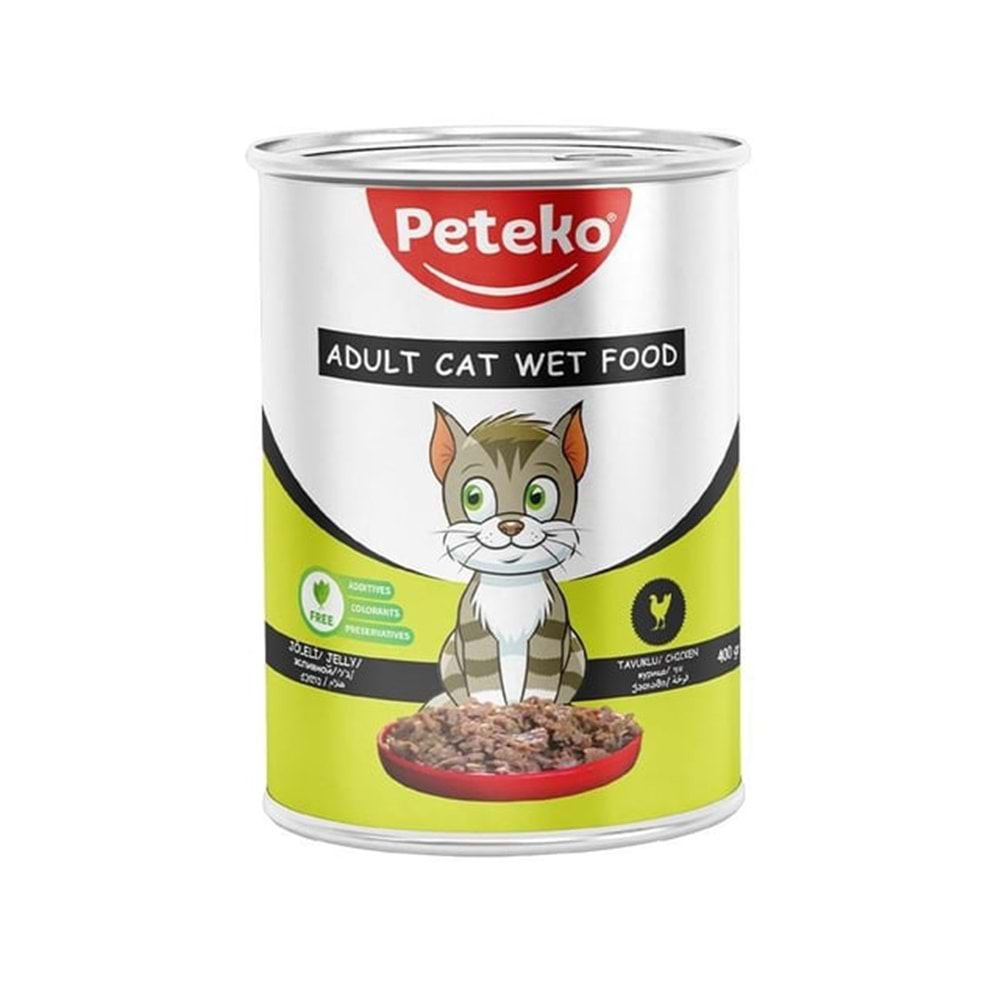 Peteko Tavuklu Kedi Konserve 400Gr