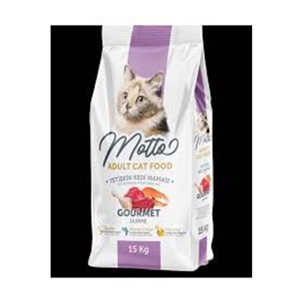 MOTTO Gurme Yetişkin Kedi Maması 15 Kg