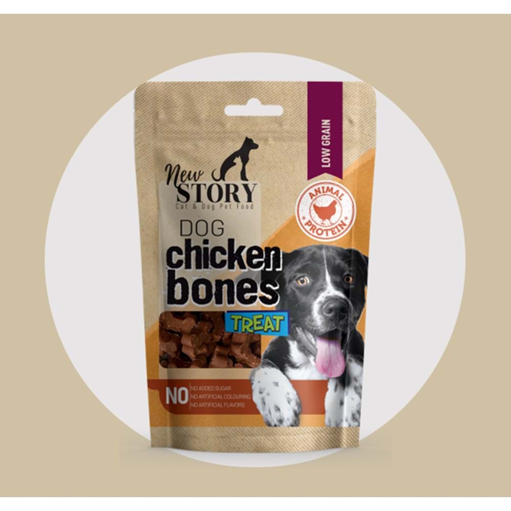 New Story kemik şekilli tavuk etli köpek ödül maması