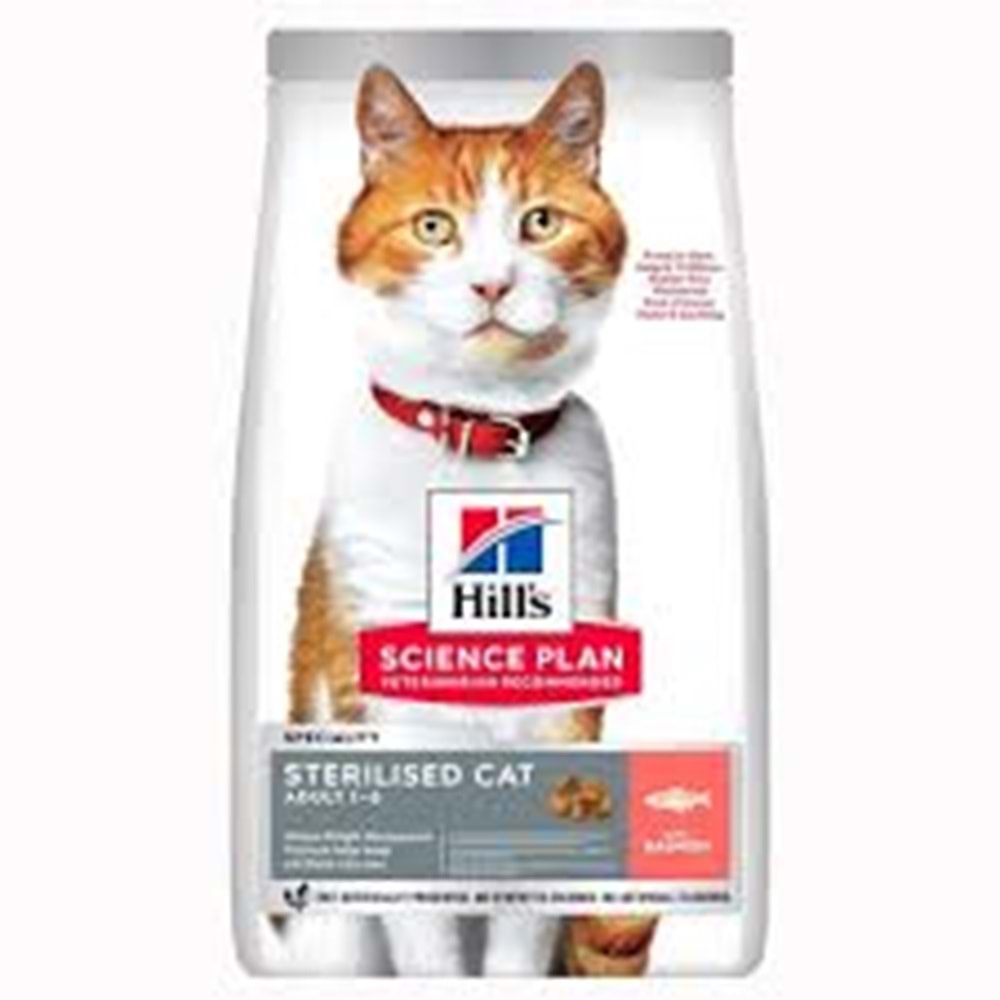 Hill's Somonlu Kısırlaştırılmış Yetişkin Kedi Maması 15 kg
