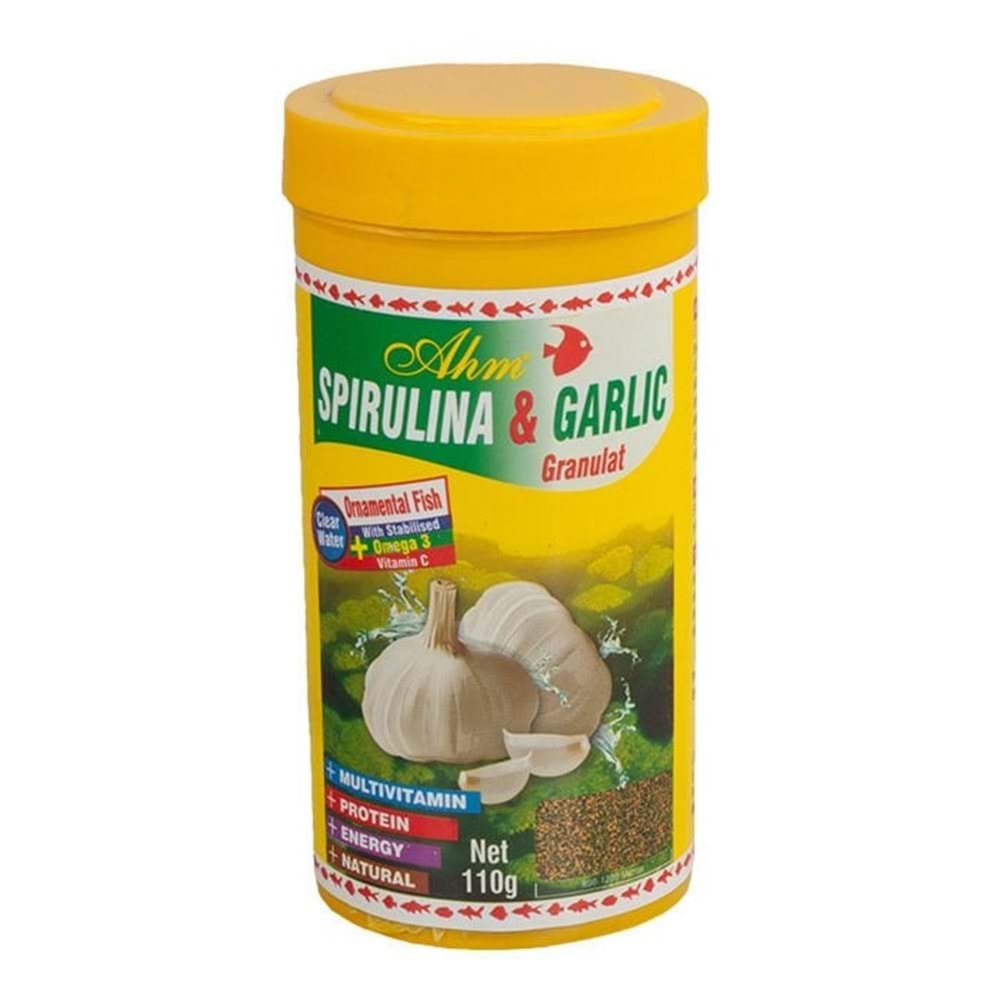 30922 SPİRULİNA GARLİC GRANULAT 250 ML