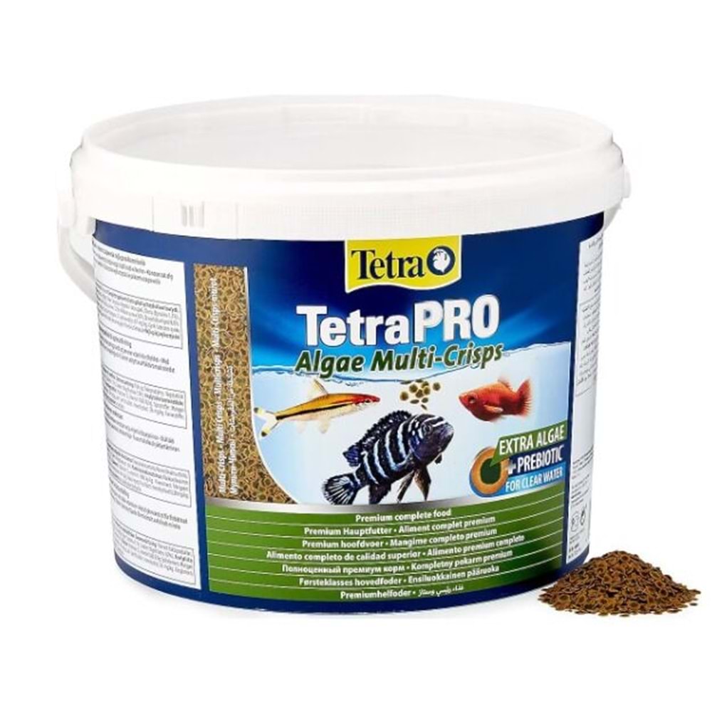 TETRA PRO ALGAE CRİSPS OTÇUL SÜS BALIK YEMİ 10 LT