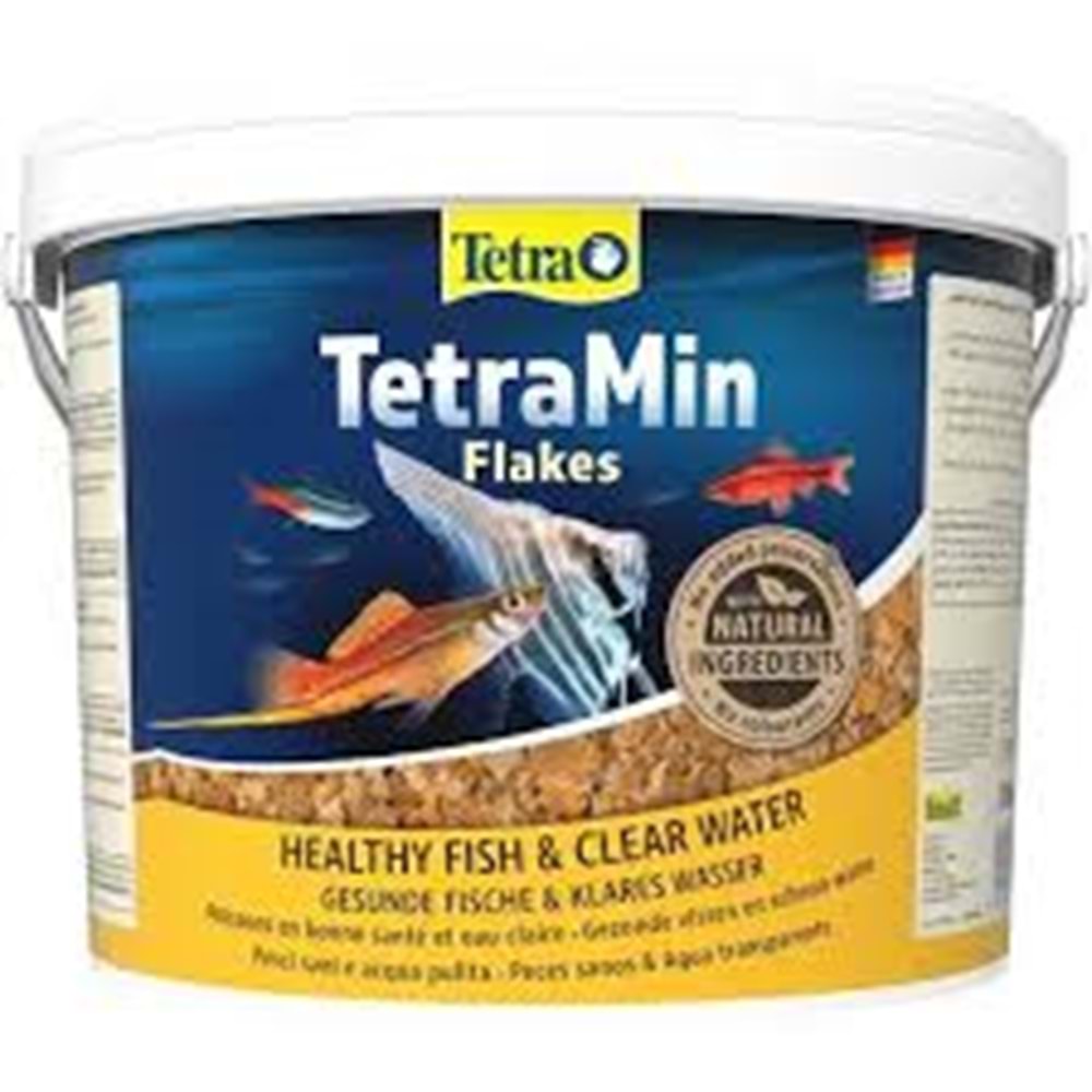 TETRA TETRAMİN FLAKES TROPİKAL PUL BALIK YEMİ 10 LT