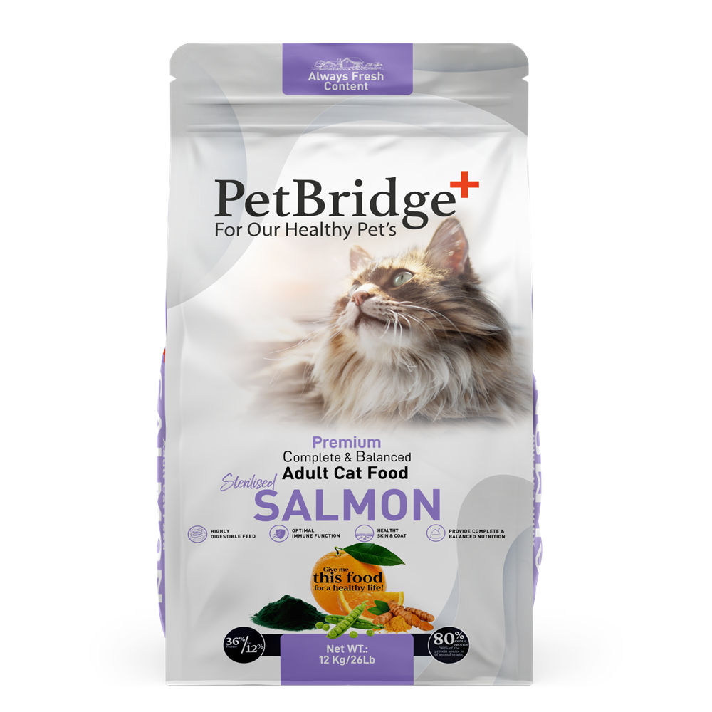 PETBRİDGE SOMONLU KISIRLAŞTIRILMIŞ KEDİ MAMASI 12 KG