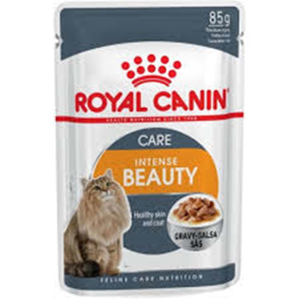 Royal Canin Intense Beauty Gravy Pouch Yetişkin Kedi Konservesi 85 Gr