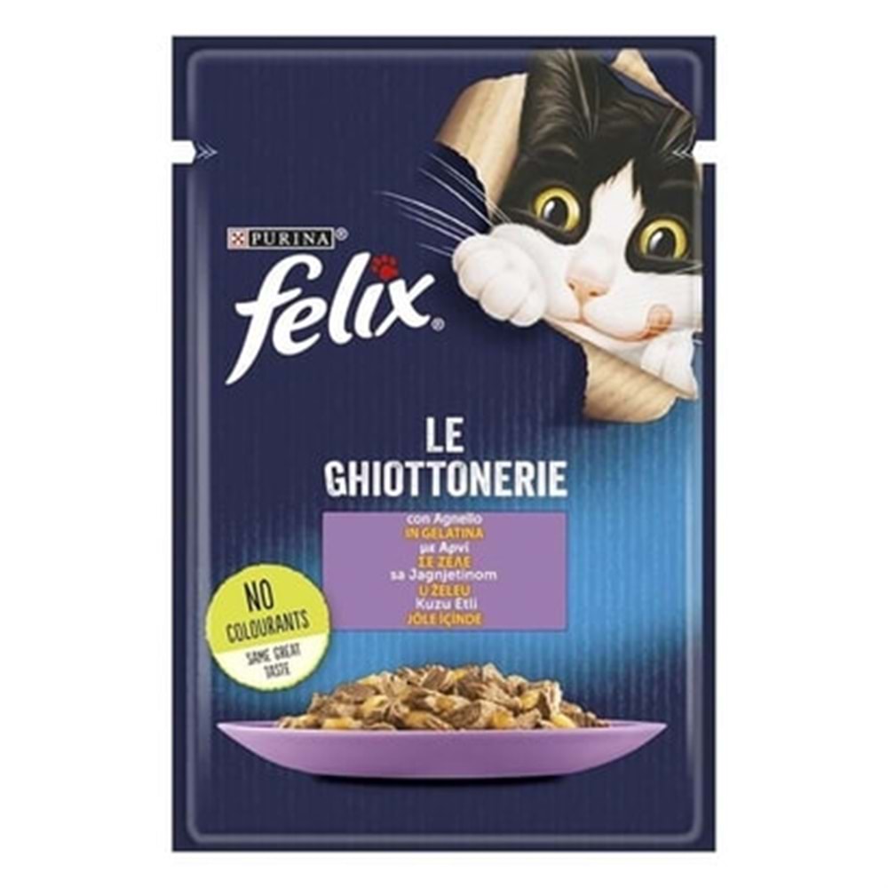 Felix Kuzu Etli Yetişkin Kedi Konservesi 85gr