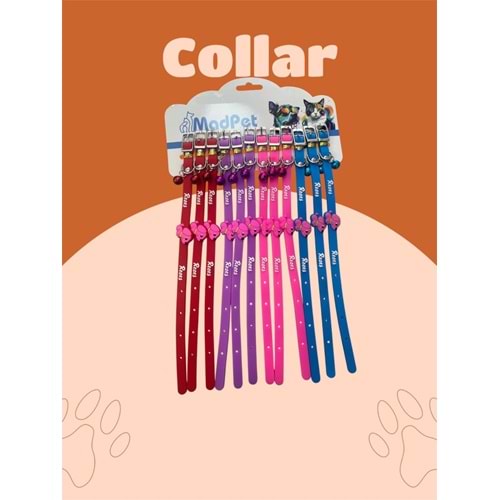 Evcil Hayvan Şeffaf Slikon Boyun Tasması