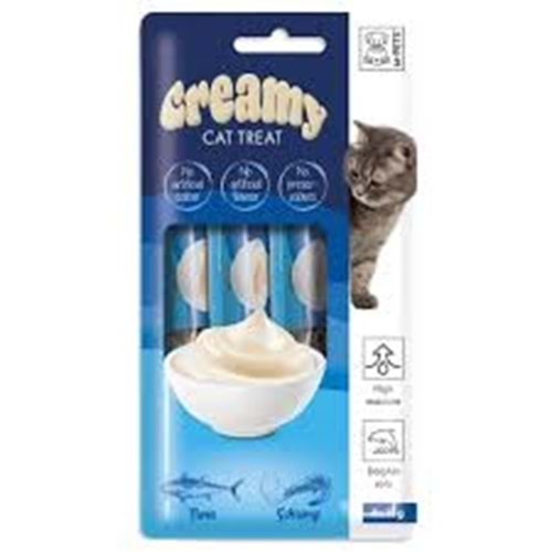 19038199 M-PETS CREAMY TON BALIKLI KARİDESLİ KEDİ ÖDÜLÜ 4X15GR