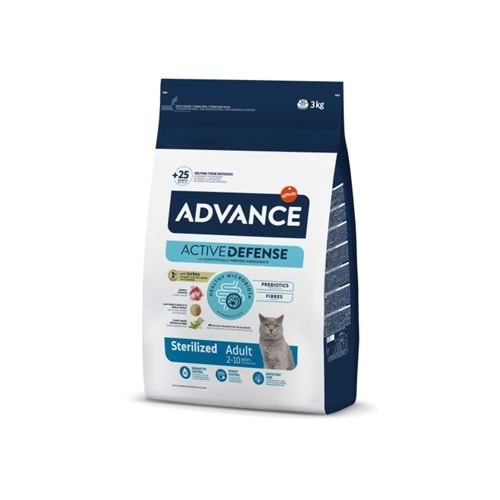 Advance Cat Sterılızed Turkey 3 Kg