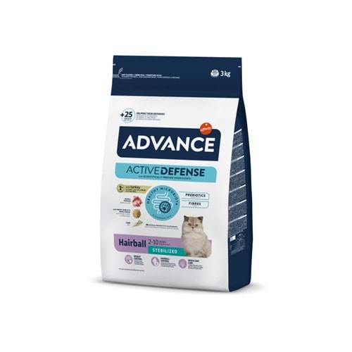 Advance Cat Sterılızed Haırball 3 Kg