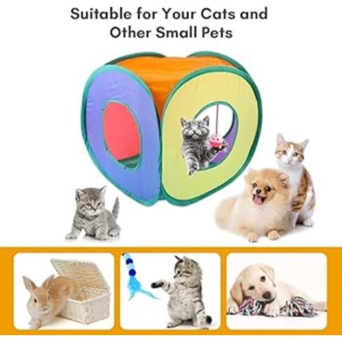 Kare Model Kedi Oyun Tüneli