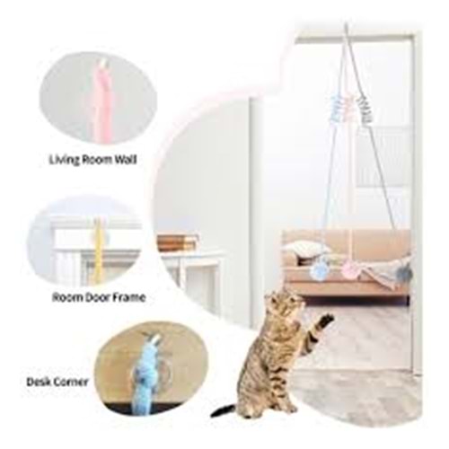 Elastik Yaylı Asılabilir Peluş Oyuncak