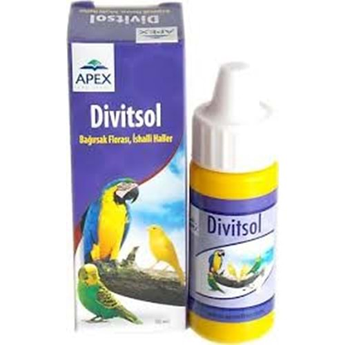 APEX DİVİTSOL KUŞ BAĞIRSAK FLORASI VE İSHAL 30ML