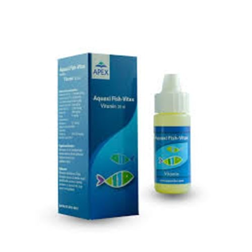 APEX FİSH-VİTAX SIVI BALIK VİTAMINI 20 ML 12 Lİ