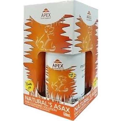 APEX NATURAL’S ASAX KEDİ & KÖPEKLER İÇİN KULAK TEMİZLEYİCİSİ 12 Lİ