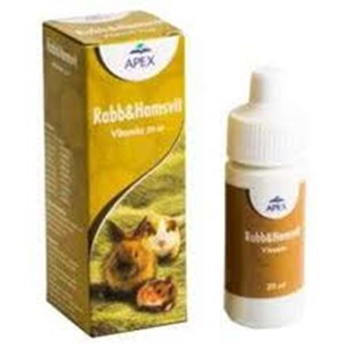 APEX RABB&HAMSVİT KEMİRGEN VİTAMİNİ 20ML 12Lİ