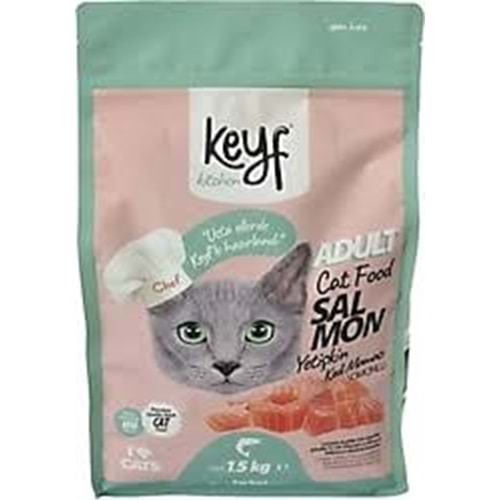 KEYF SOMONLU KEDİ MAMASI-1KG