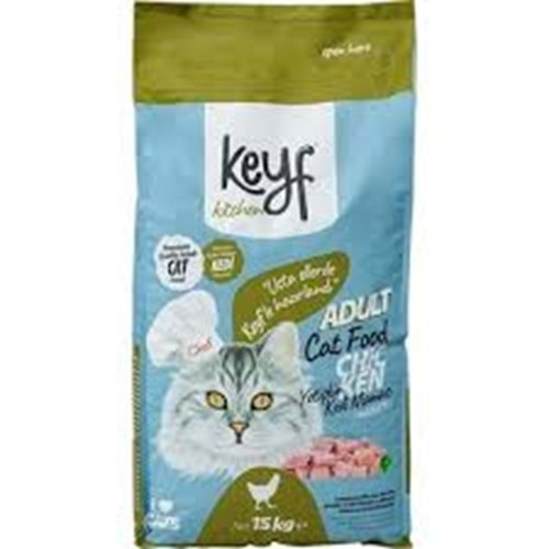 Keyf Tavuklu Kedi Maması 15 Kg