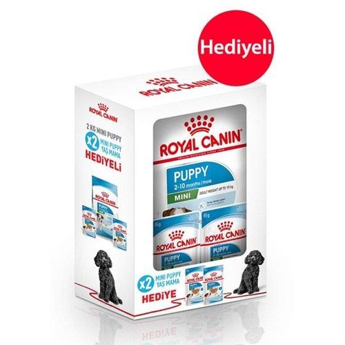 Royal Canin Box Puppy Yavru Köpek Maması 2 Kg + 2 Adet Yaş Mama Hediyeli