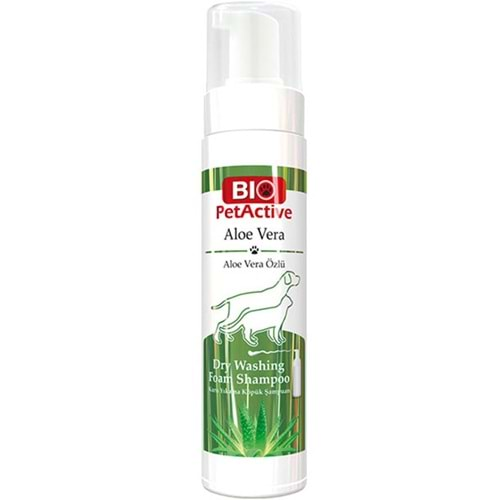 Bio PetActive Aloe Vera ve Buğday Özlü Köpük Şampuan 200ml