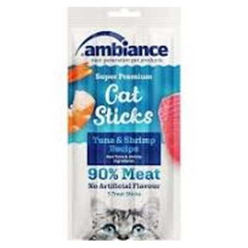 Ambiance Ton Balıklı ve Karidesli Stick Kedi Ödül Çubuğu 3x5gr