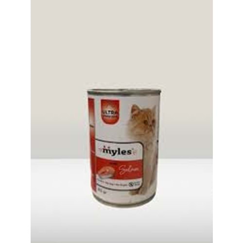 MYLES YETİŞKİN KEDİ SOMONLU PÜRE 415 GR