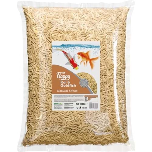 FLP035-FLOPPY KOI & GOLDFISH NATURAL STICKS 1000gr