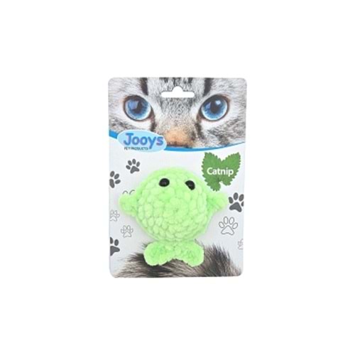 Jooys Catnip'li Kadife Balık Kedi Oyuncağı