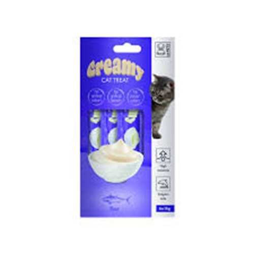 19038599 M-PETS CREAMY TON BALIKLI KEDİ ÖDÜLÜ 4X15GR