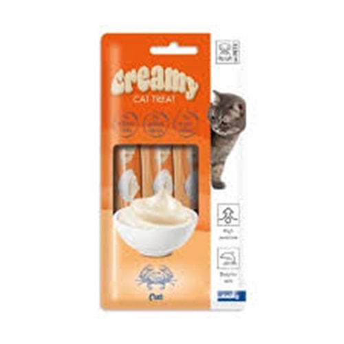 19039099 M-PETS CREAMY YENGEÇLİ KEDİ ÖDÜLÜ 4X15GR