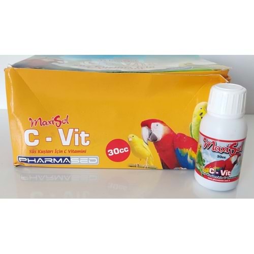 Maxisol Süs Kuşları Için C Vitamini 30 cc