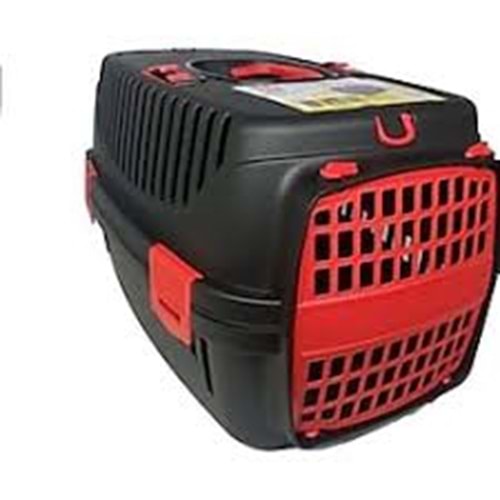 Kedi-Köpek Seyahat Taşıma Çantası 48x32,5x31cm kırmızı