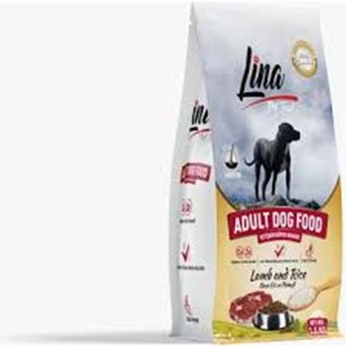 Lina Kuzu Etli Pirinçli Yetişkin Köpek Maması 15 kg