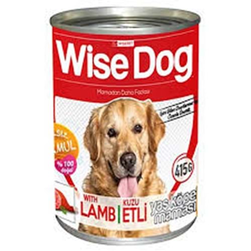 Wise dog Kuzulu Köpek Konservesi 415gr