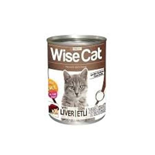 Wise Cat Ciğerli Yetişkin Kedi Konserve Maması 415 gr